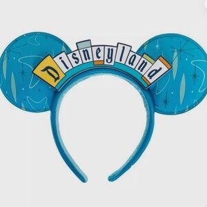 Disney Blue Mickey Mouse Ears Headband